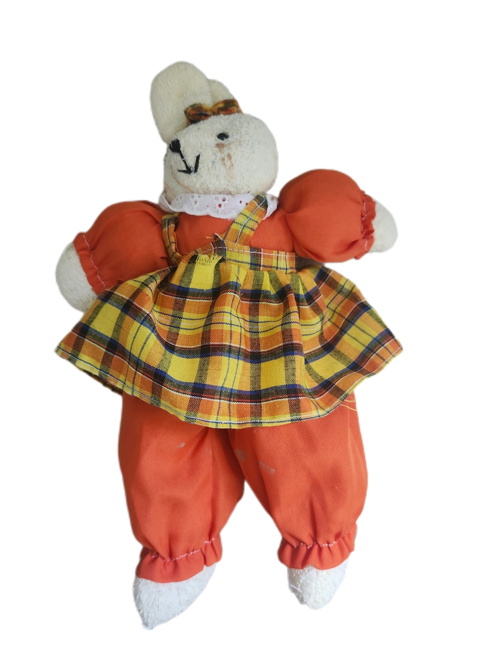 🐰 Lapine décorative vintage – automne 🍂🧡